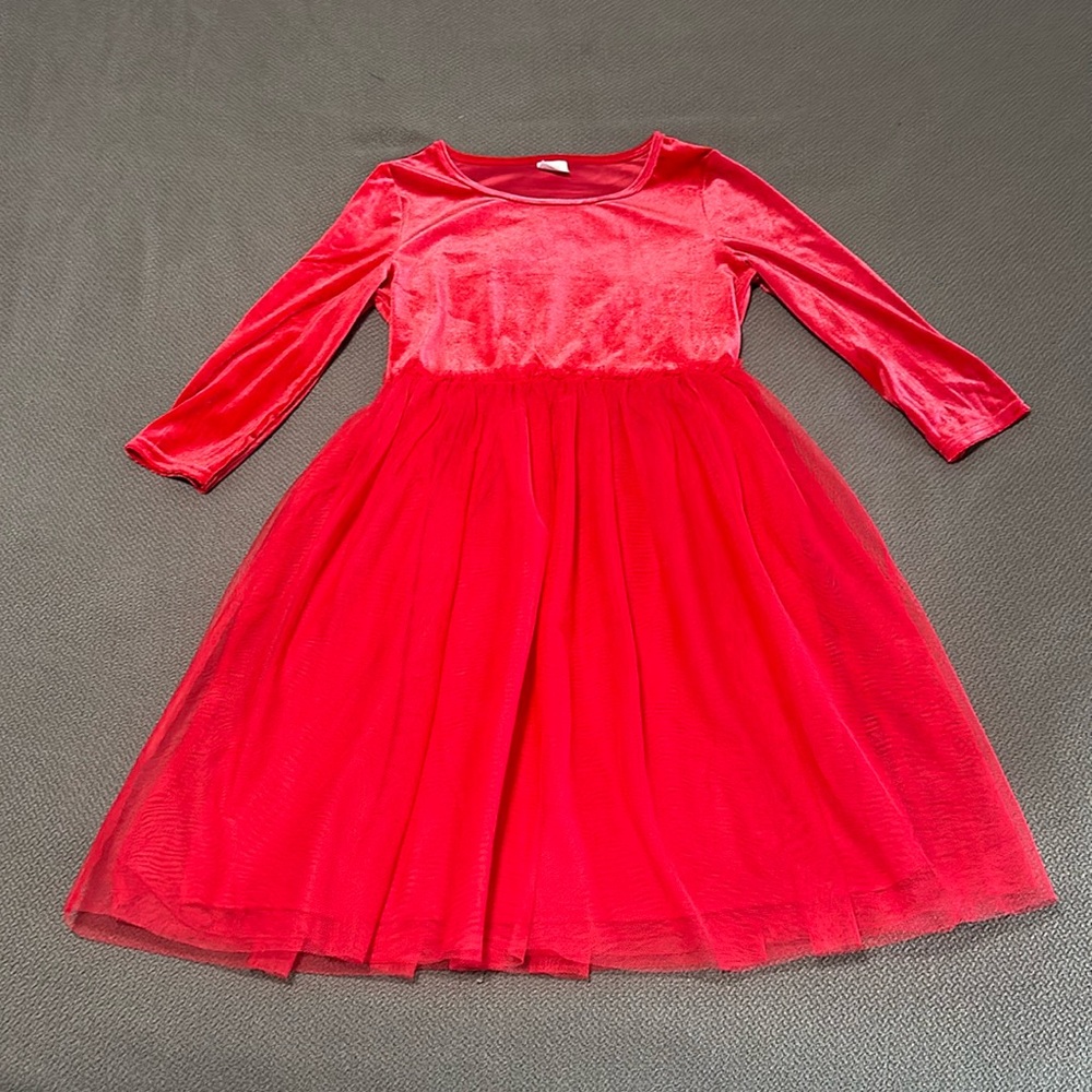 Girls red dress